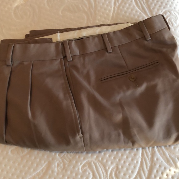 Khaki dress pants. Stain resistant material. - Picture 3 of 4